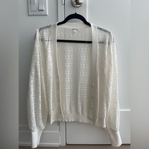 Minnie Rose NWOT ivory cardigan